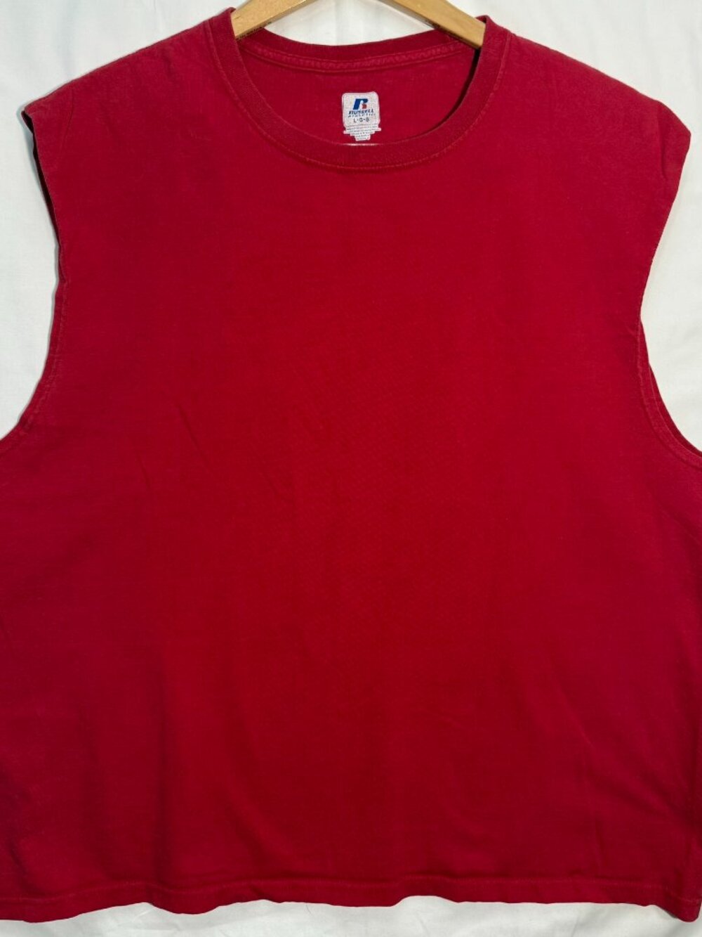 Russell Athletic Red Muscle Tank Top Men’s L